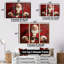 «Santa's Red suit for Christmas I - Christmas Santa», ensemble d'art mural-107182711-107182719