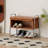 Brown Upholstered Bench
