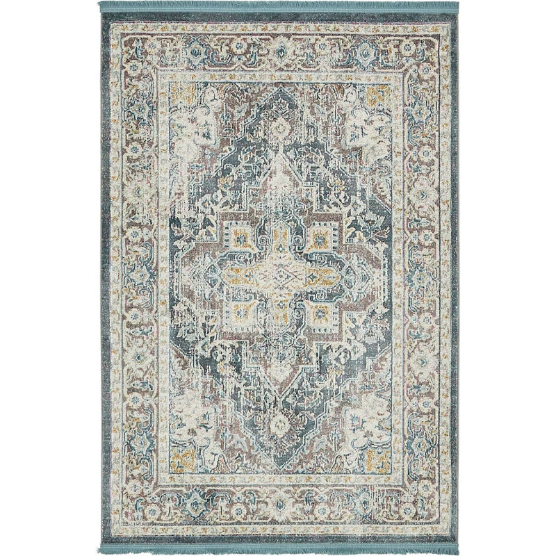 Tapis oriental vert Mulvihill, Rectangle 2 pi 2 po x 3 pi