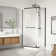 36 in. W X 72 in. H Neo Angle Pivot Frameless Corner Shower Enclosure with Clear Tempered Glass