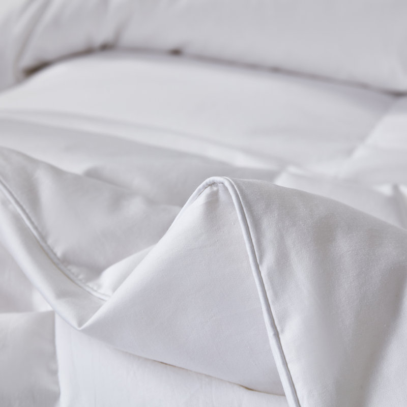 Martha Stewart Cotton White Down Comforter - Light Warmth, Twin