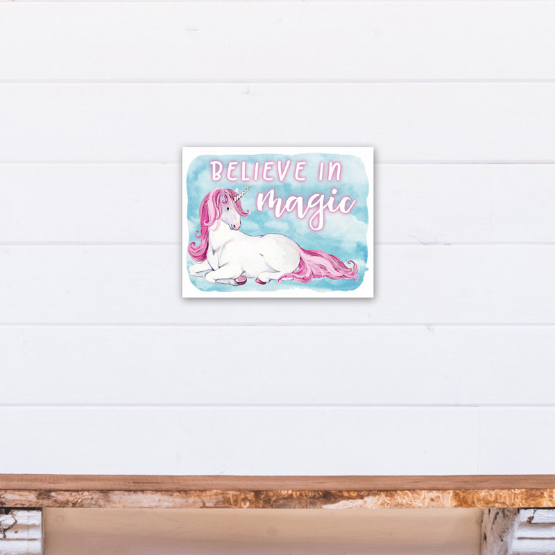 Art sur toile Bellamy Believe in Magic, H 11 po x l 14 po x P 1,25 po