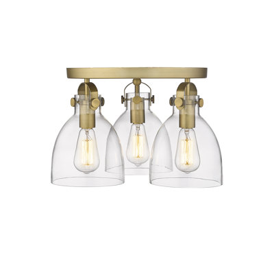 Smeltertown Glass Flush Mount