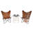 Anti Brown Handmade Butterfly Chair