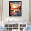 «Graceful Mirage Swans II», reproduction d'art sur toile-97170100-97170101