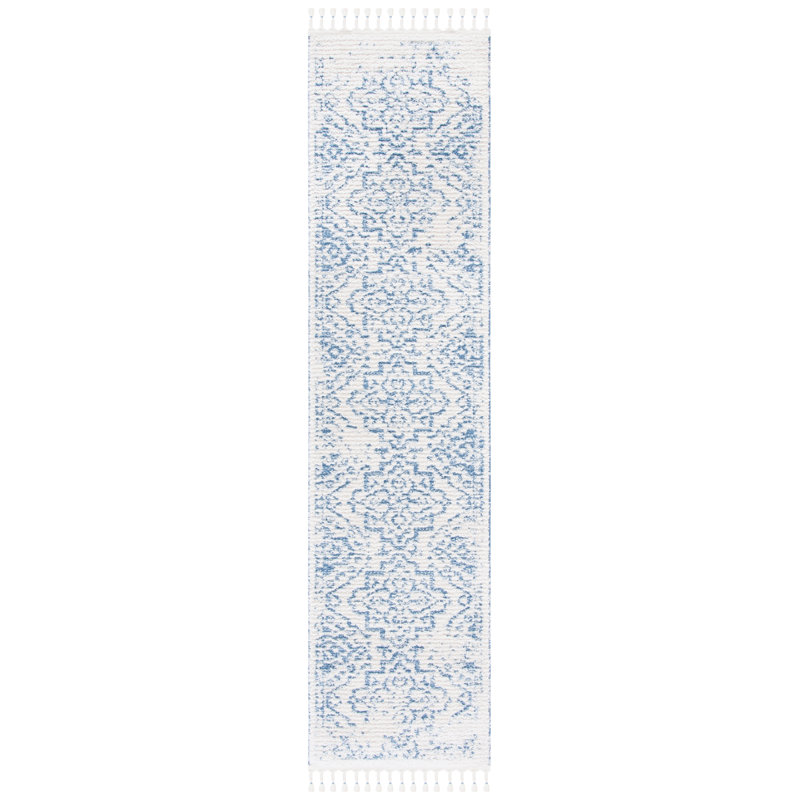 Tapis à poils longs Berlyn, Tapis de couloir 2 pi 2 po x 9 pi