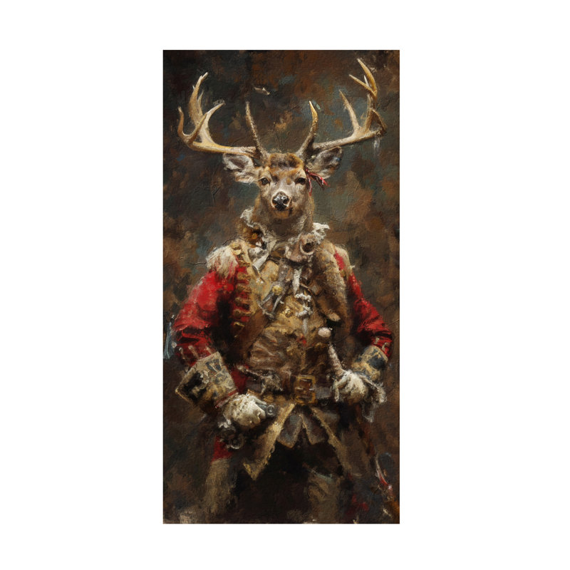 Art sur toile Sean Parnell Captain Buck, H 24 po x l 47 po