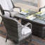 4 - Person Wicker Patio Dining Set with Rectangular Table-785927522-785927325