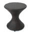 Outdoor 16-Inch Wicker Hourgla Side Table
