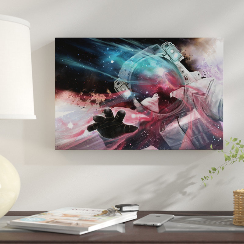« stardust », impression sur toile, H 8 po x l 12 po x P 0,75 po, Toile tendue, Pas de tapis