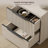 Modern Fluted 2-Drawer Nightstand-1112176590