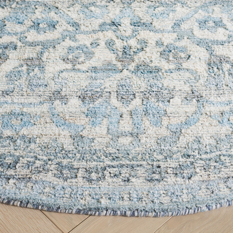 Phionna Hand Tufted Performance Oriental Rug, Round 6'
