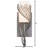 Flow 1-Light Wall Sconce - Right - Steel-455320203