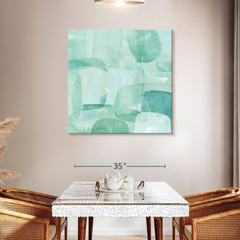 Sea Glass Reflection II, 39" H x 39" W
