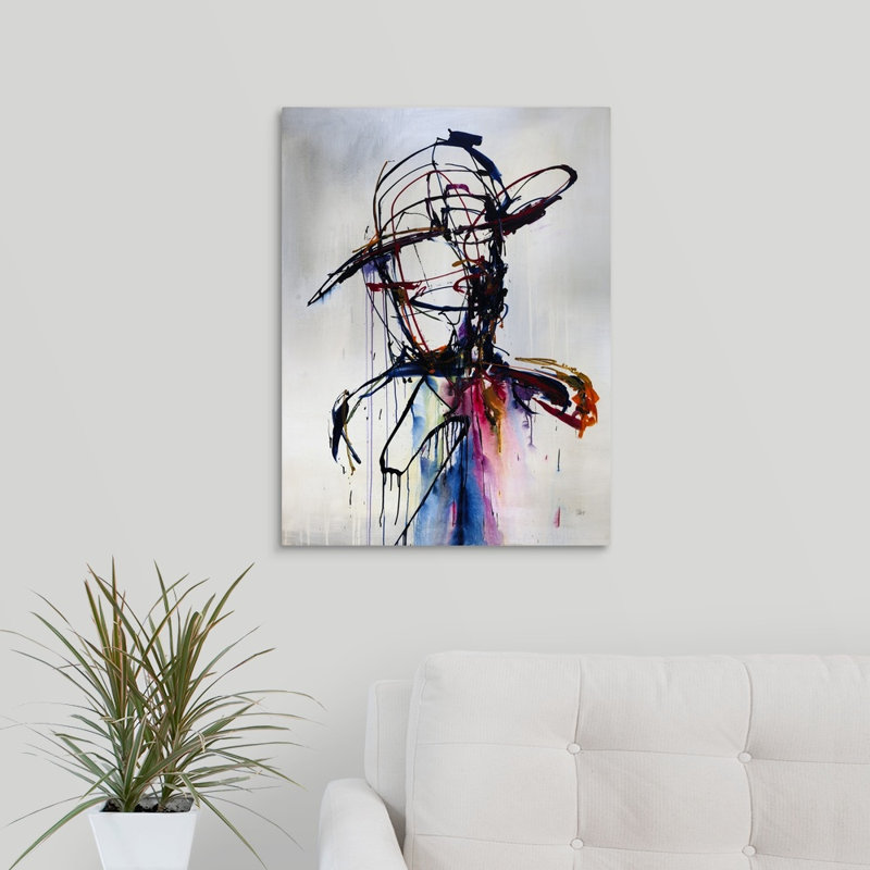 « on the hunt », peinture sur toile, H 24 po x l 18 po x p 1,25 po, Toile tendue