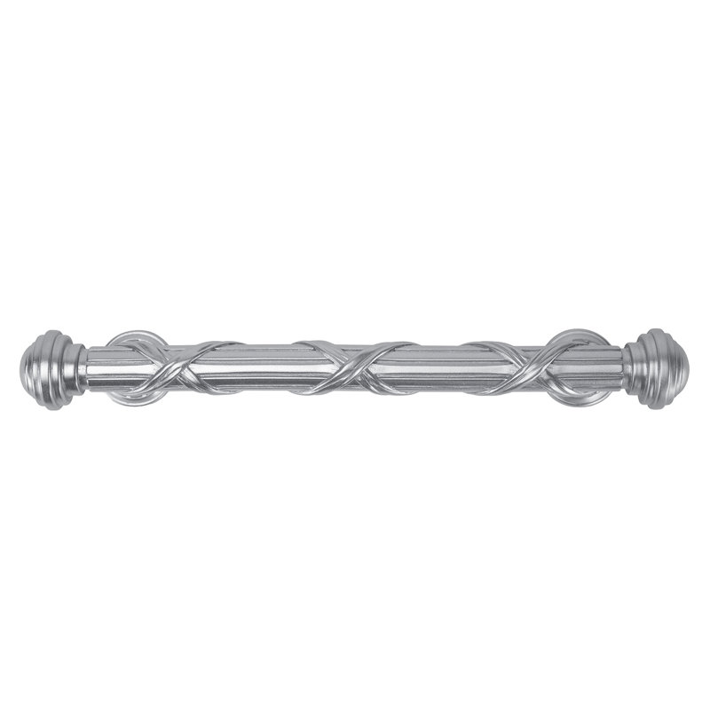 edgar berebi berkley 5 inch center to center pull in matte black plate, Satin Nickel