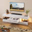 Modern Tv Stand For Tvs Up To 70" With Led And Drawer-939862794-946406295