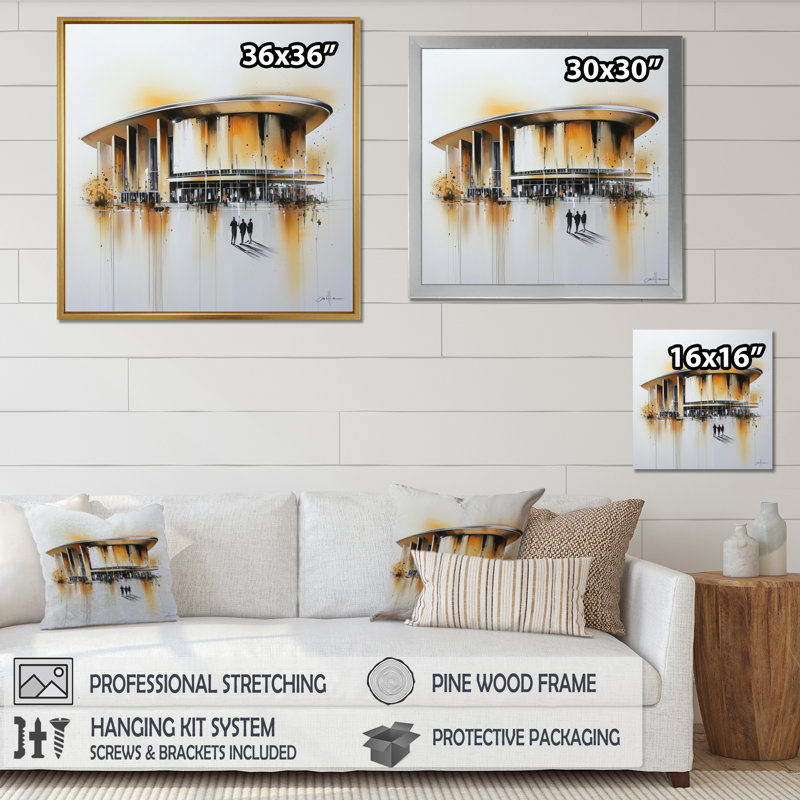 Berliner Philharmonie II - impression murale de Berlin, H 30 po x l 30 po, Reproduction encadrée d'une seule photo sans pass