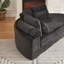 Canapé-lit 2 en 1 en velours côtelé de 2,5 cm, fauteuil inclinable semi-circulaire moderne pour la maison