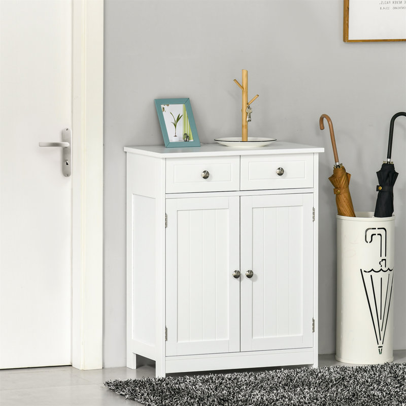 Sekani Freestanding Bathroom Shelves, White