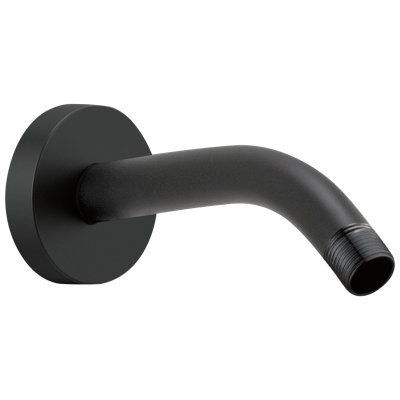 7" Linear Round Wall Mount Shower Arm And Flange