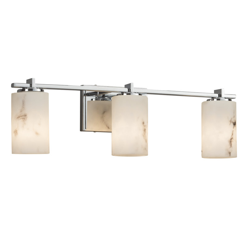 Éclairage pour meuble-lavabo 3 lumières Crew, Chrome poli