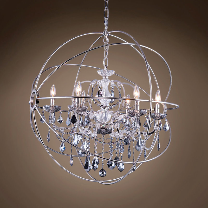 Macsen 15 - Light Dimmable Globe Chandelier