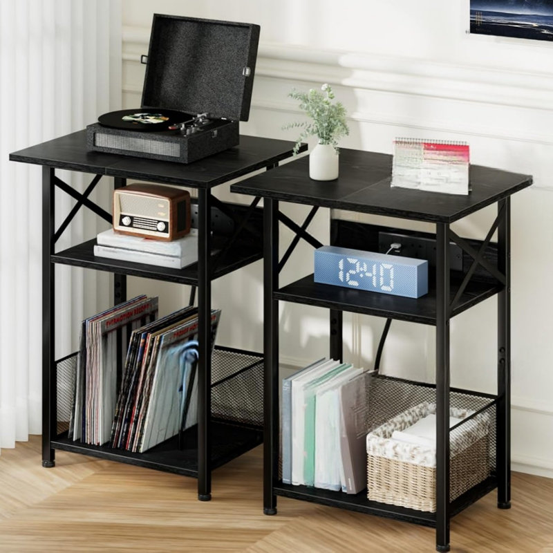 64.9 cm H Media Shelves