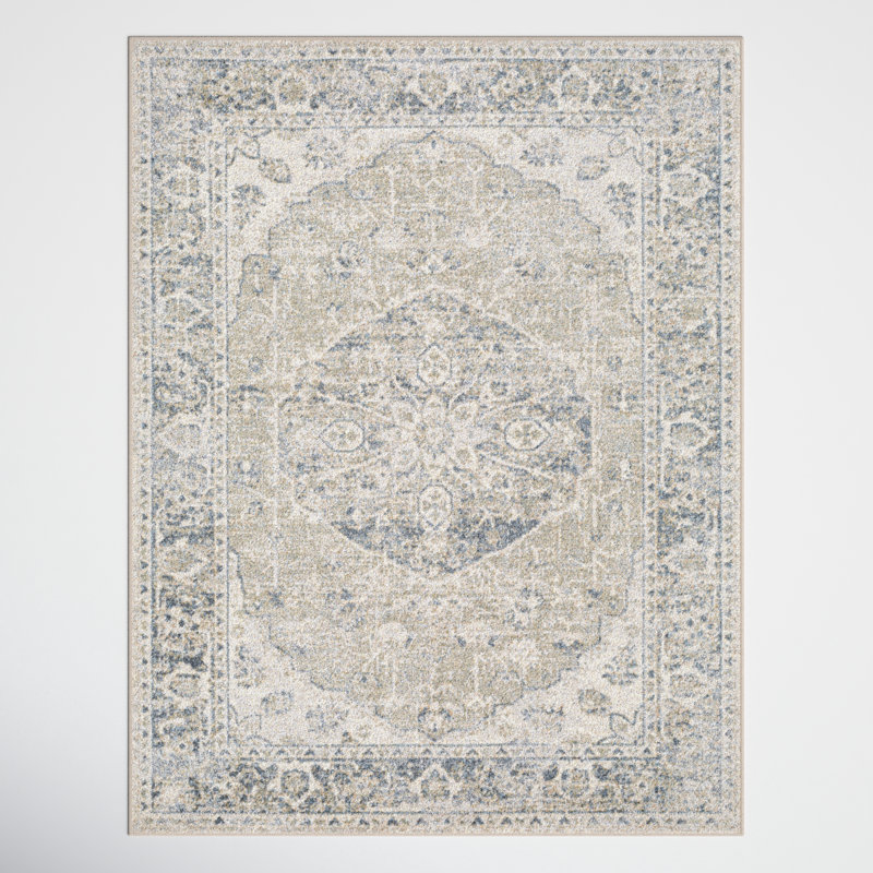 Watts Machine Woven Oriental Area Rug , Rectangle 7'10" x 10'2"