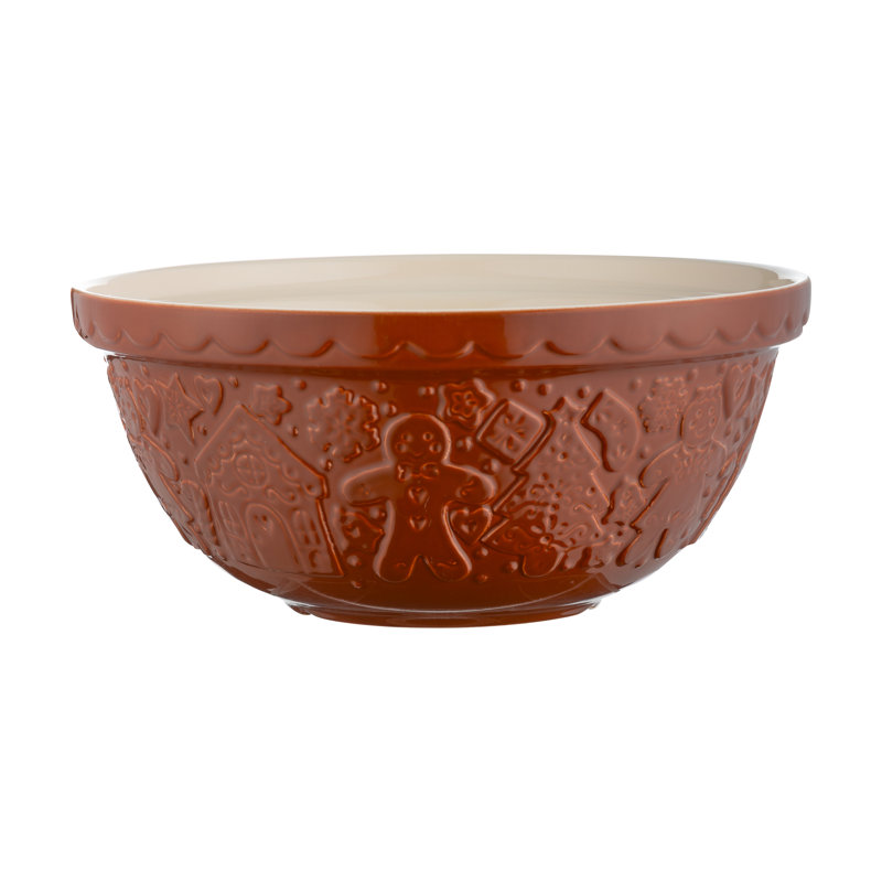Bol à mélanger Gingerbread Lane S12, 11.4", Brun
