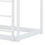 Lit superposé simple au-dessus de simple Arja, structure de lit en bois d'hévéa-1130979031