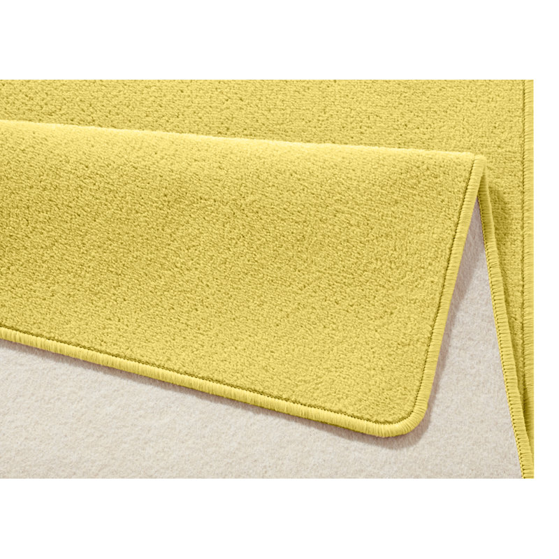 Fancy Yellow Rug, Rectangular 100 x 150cm