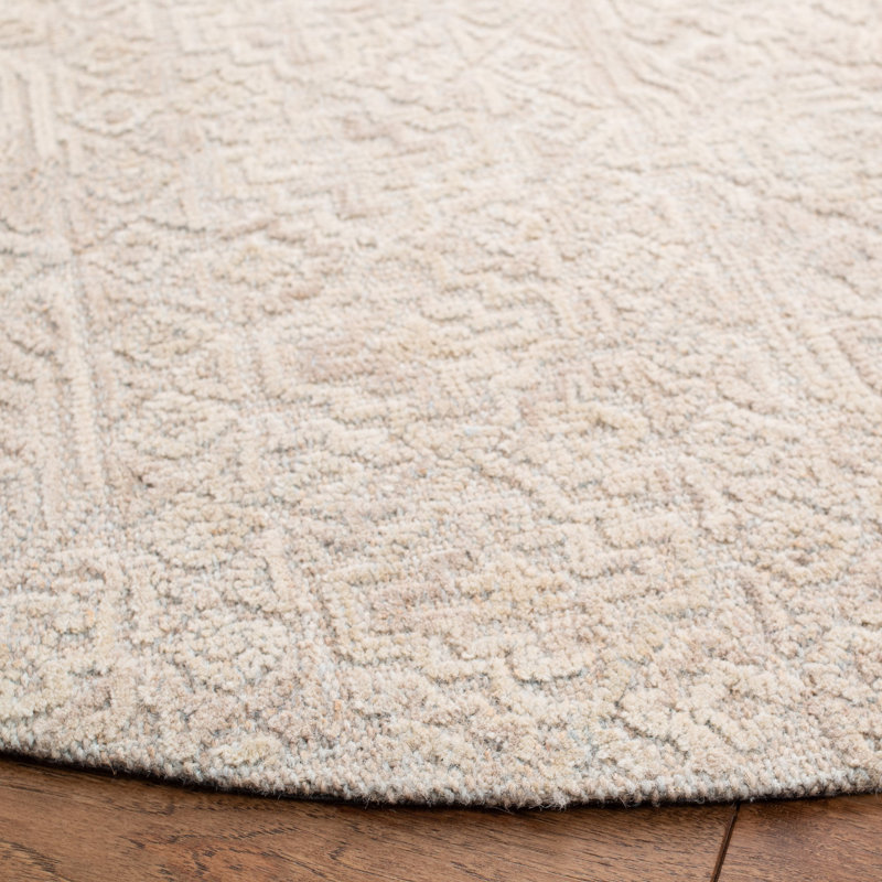 Tapis en laine touffeté à la main Connors, Tapis de couloir 2 pi 3 po x 8 pi
