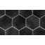 Hex industrielle de 8 1/2 po X 9-7 / 8 po Carreau en porcelaine d'aspect moderne-87777196