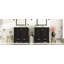 Ensemble de meuble-lavabo 60 po avec lavabos doubles (séparés), lavabos doubles en céramique, tablette de rangement et tiroirs séparés (miroir non inclus) - Solution de salle de bain moderne pour salles de bain spacieuses-2024193882