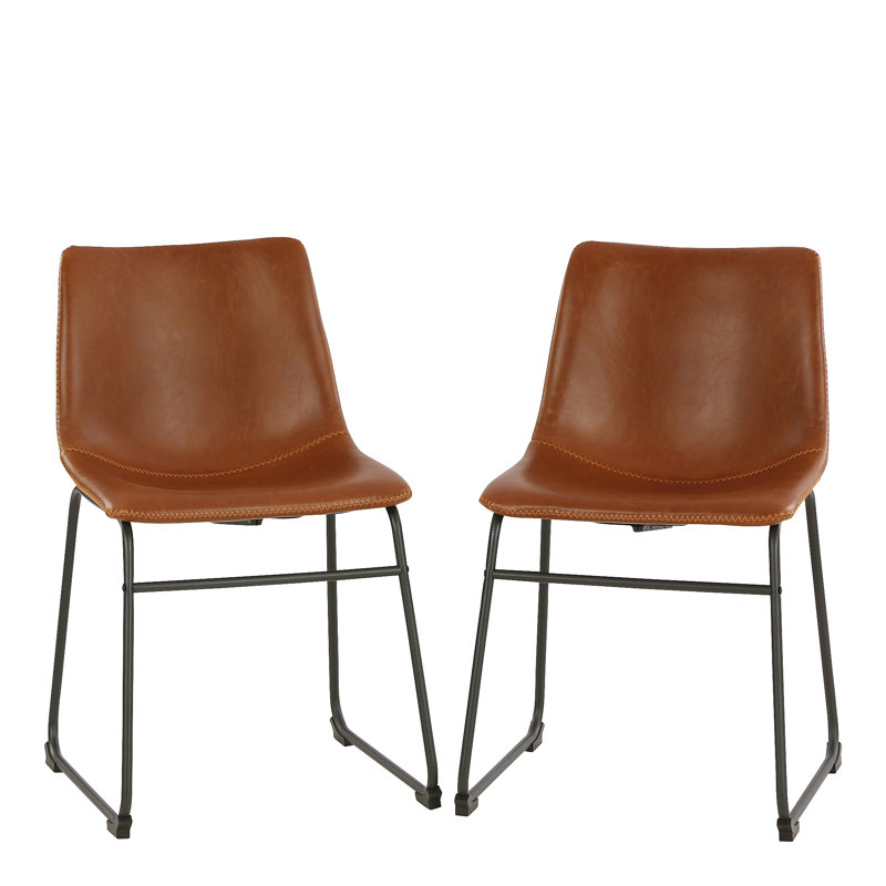 Windsor Upholstered Dining Chair, Tan