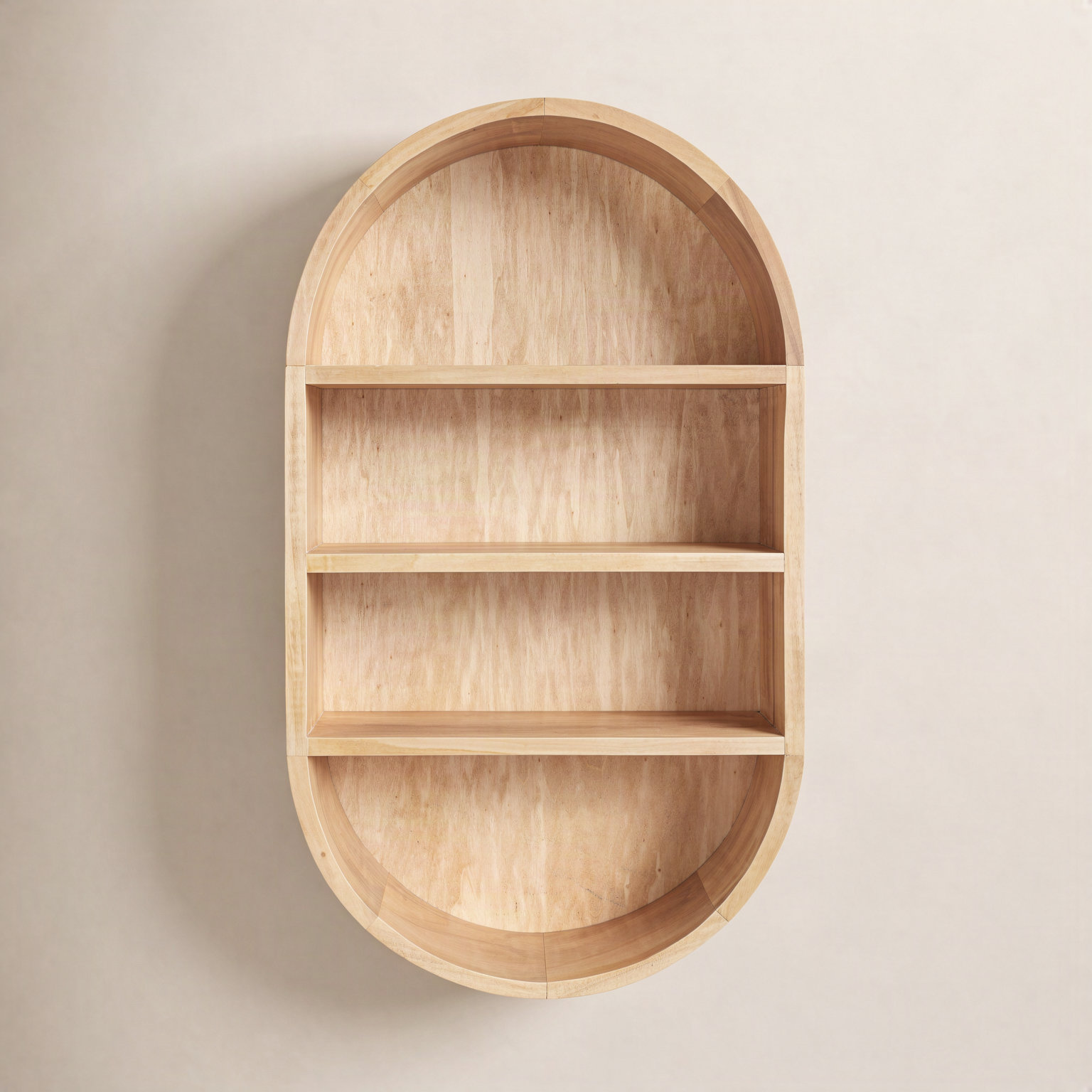 Minx 16" Mango Wood Accent Shelf, Natural