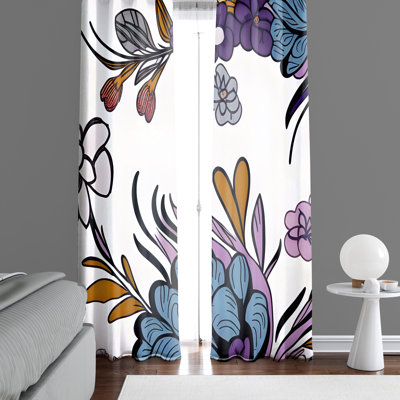 Binnaz Semi Sheer Curtain Pair