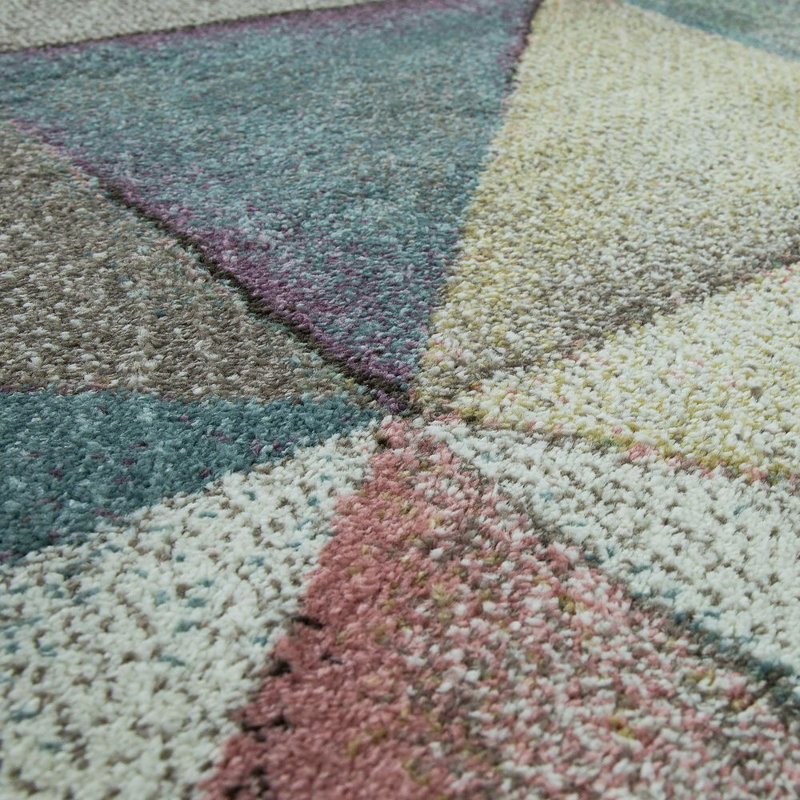 Aran Geometric Area Rug, Rectangle 120 x 170cm
