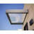 Palram - Canopia Sophia 3' 1" D Acrylic Clear/Gray Stationary Slope Door and Window Awning-54822147