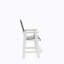 Chaise de bar en PEHD, ensemble de 2 chaises hautes Adirondack d'extérieur, tabouret de bar avec dossier haut