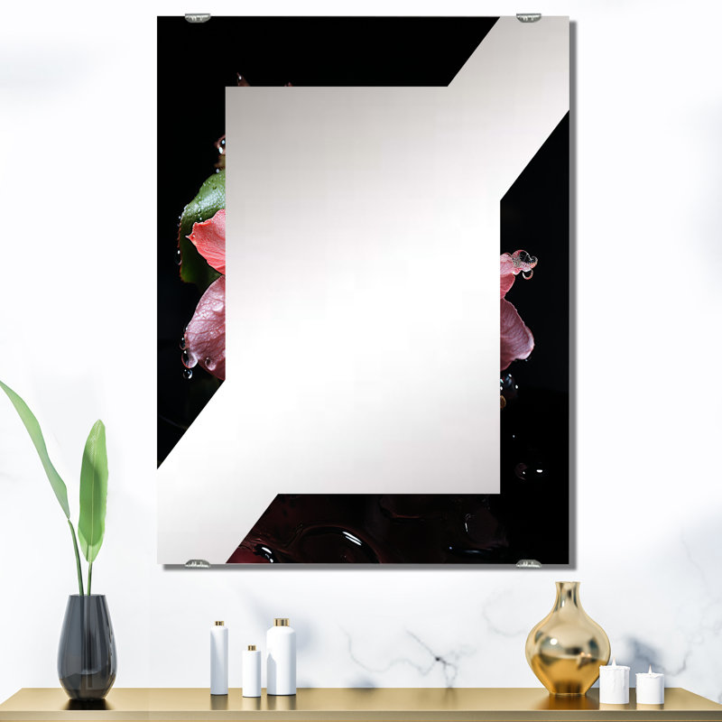 Kemry - Miroir mural fuchsia, 32 po x 24 po