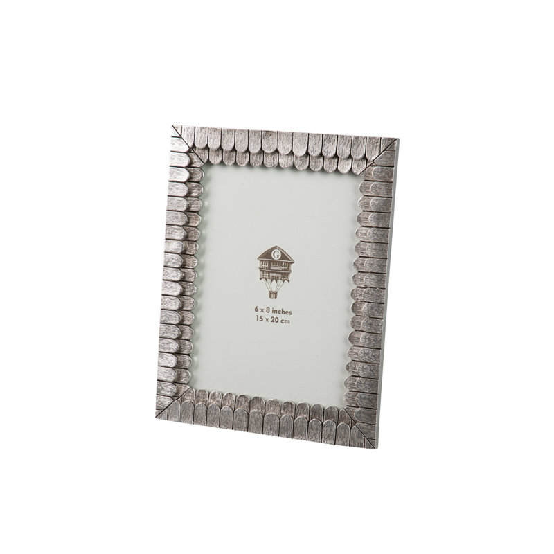 RESIN PHOTOFRAME 15X20 CM, Silver