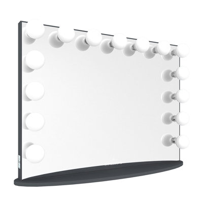 Hollywood Glow Pro Vanity Mirror with Bluetooth Speakers, Touch Sensor Panel