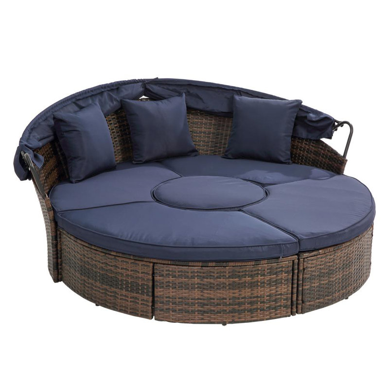 Outdoor Conversation Set, Navy Blue