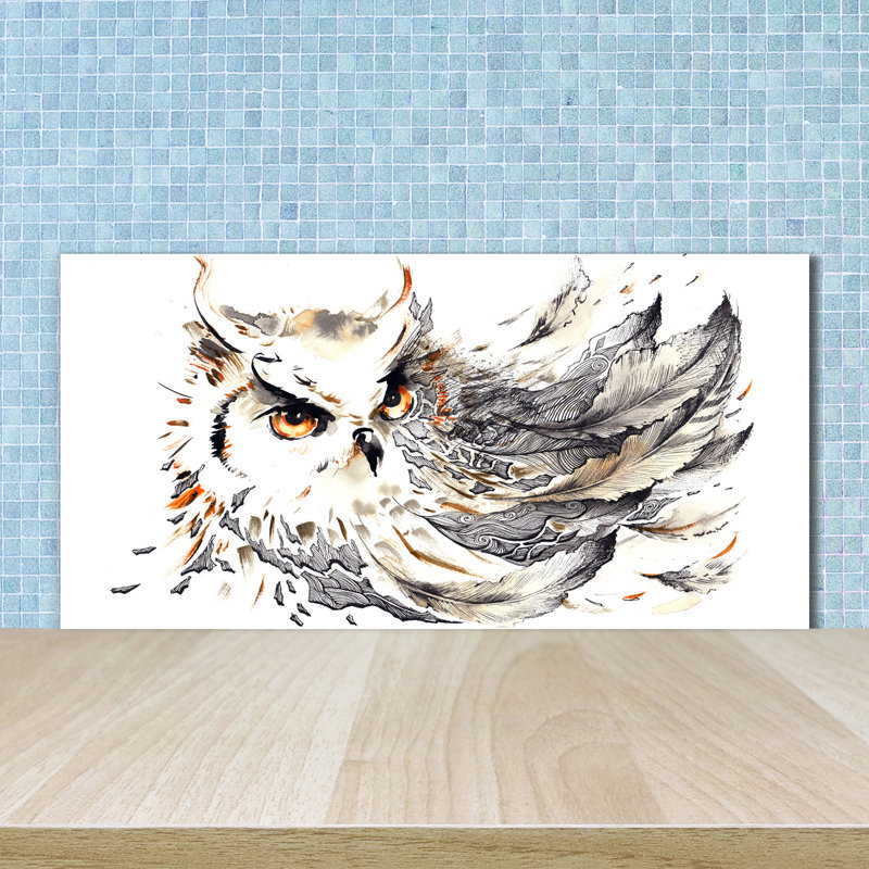 Gadre 50cm W x 100cm L Glass Peel and Stick Panel