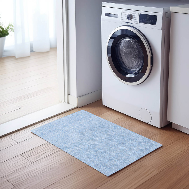 Ceajay Washable Floral Indoor / Outdoor Rug, Rectangle 1'8" x 2'6"