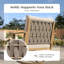 5 - Person Patio Conversation Set With Swiveling Lounge Chairs