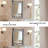 Rectangle Wood Framed Accent Wall Mirror-1452688308