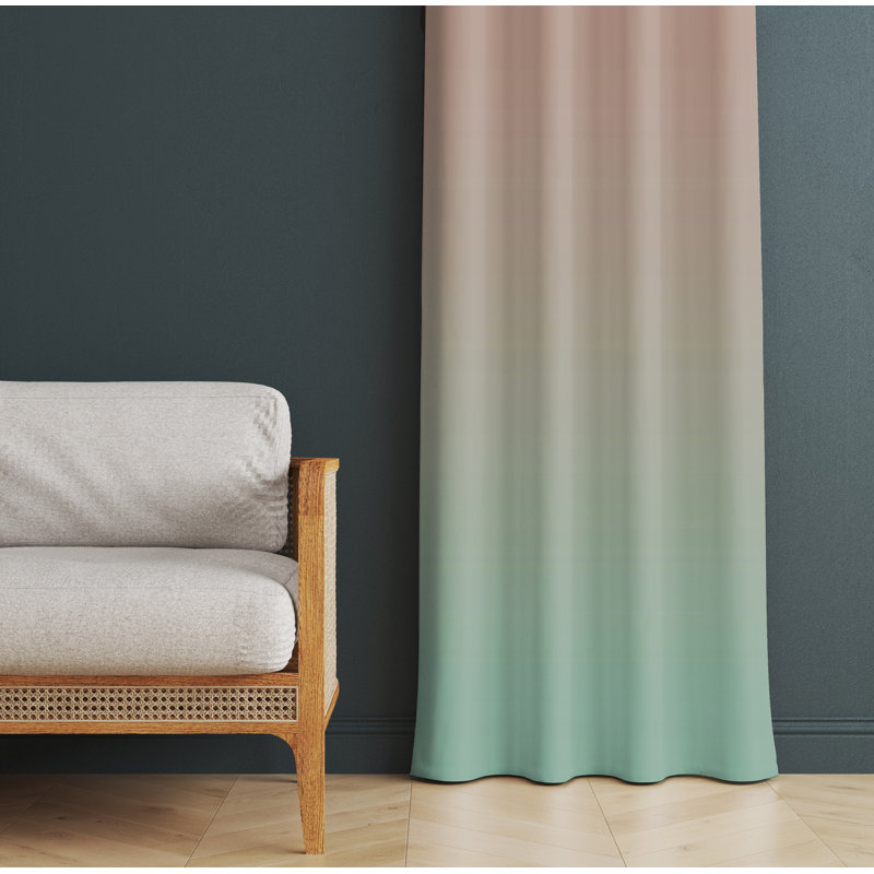Semi Sheer Curtain Panel Pair, 20" W x 82" L